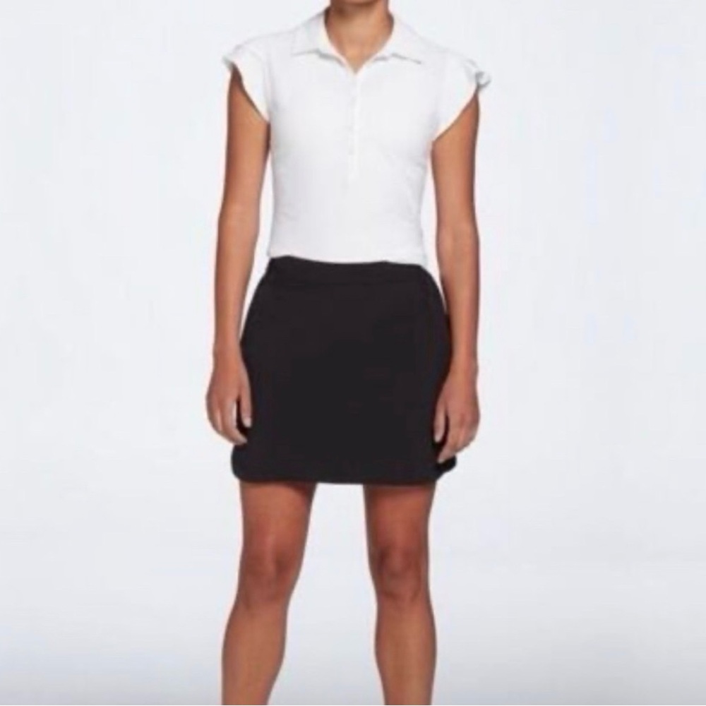 CALIA Birdie Skort Golf– Black – Size XS – 16” Length – NWT